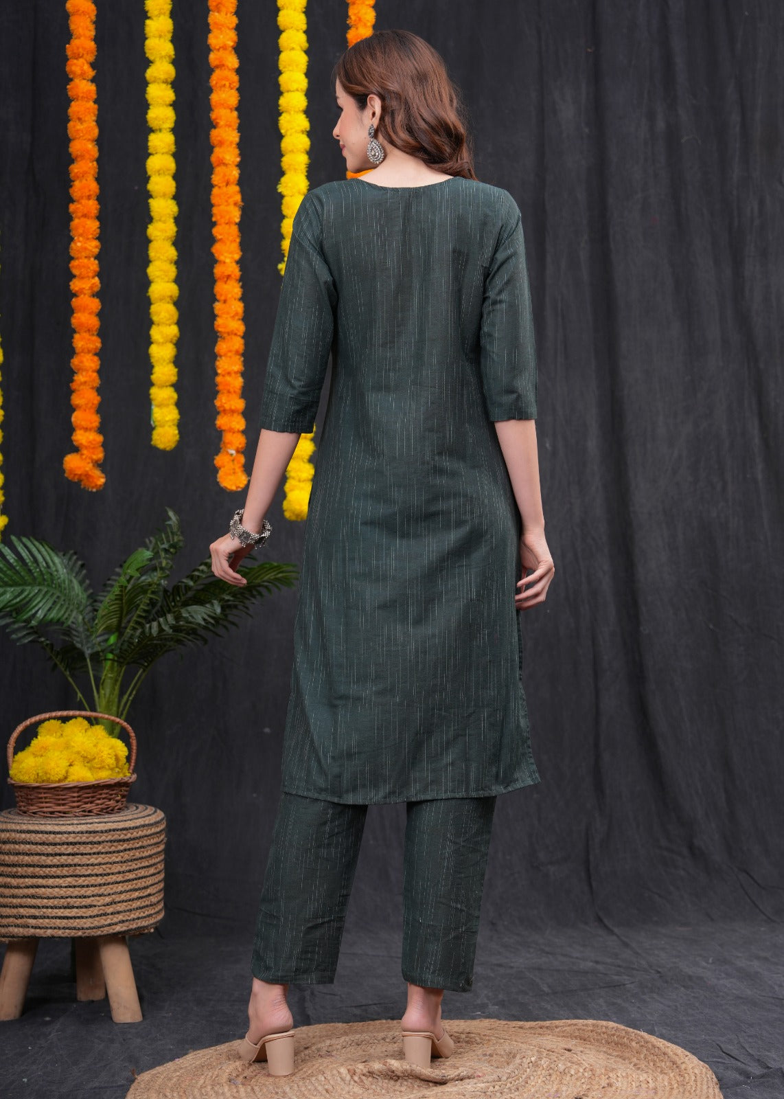 Beautiful Green Pant Set